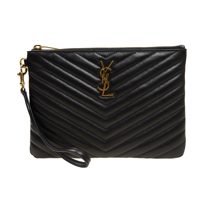 イヴ サンローラン YSL レディース 黒 ウォレット 379039 CWU01 1000