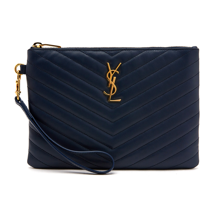 イヴ サンローラン YSL レディース 青 ウォレット 379039 CWU01 4117