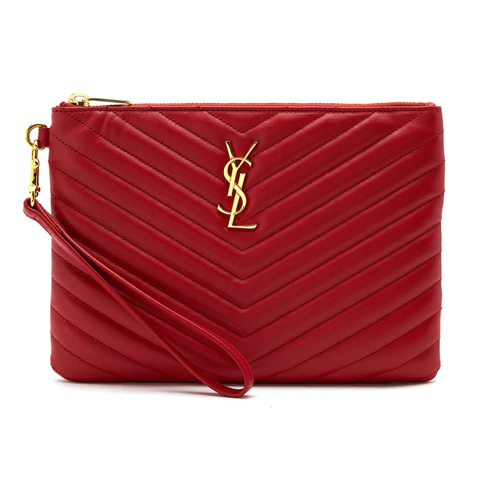 イヴ サンローラン YSL レディース 赤ウォレット 379039 CWU01 6515
