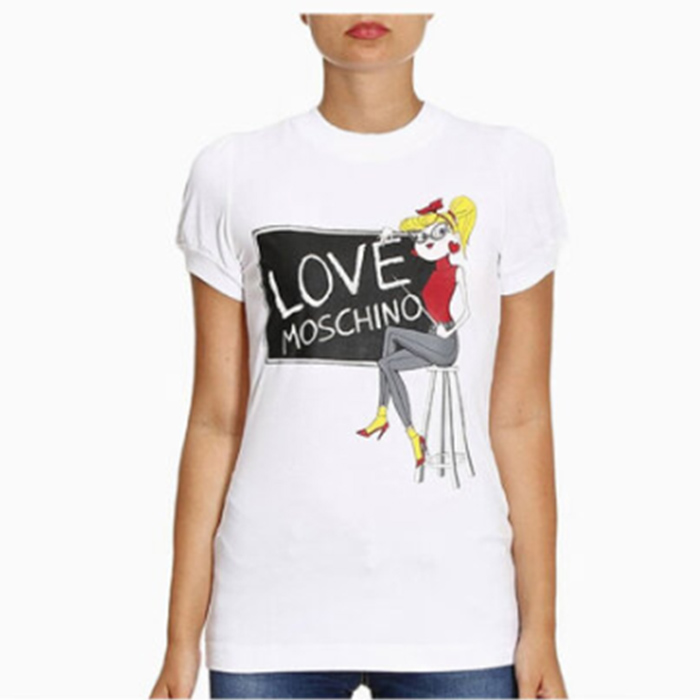 モスキーノMOSCHINO LADIES T-SHIRT レディース T シャツ W4G2003 E1512 A00