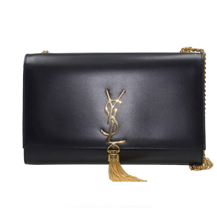 イヴ サンローラン YSL レディースブラックバッグ 354119 150J 1000