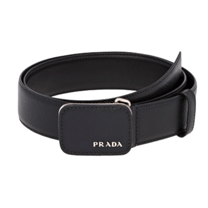 プラダ PRADA メンズ ベルト 2CS078 2FAD F0002 NERO BLACK
