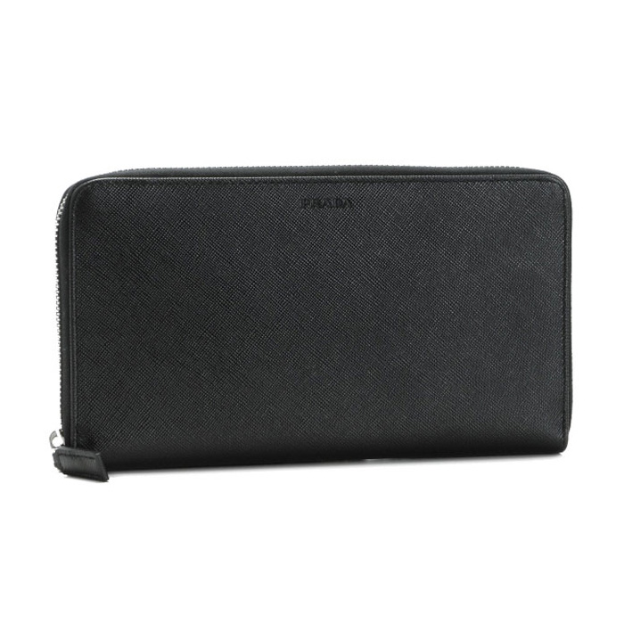 プラダ PRADA メンズ ウォレット 2ML188 053 F0002/SAFFIANO METAL NERO BLACK