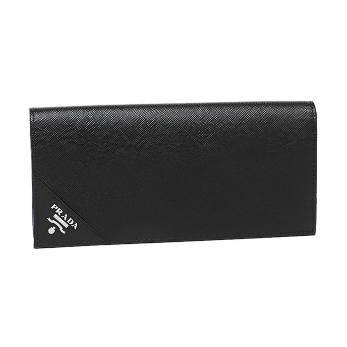 プラダ PRADA メンズ ウォレット 2MV836 QME F0002 SAFFIANO METAL NERO BLACK