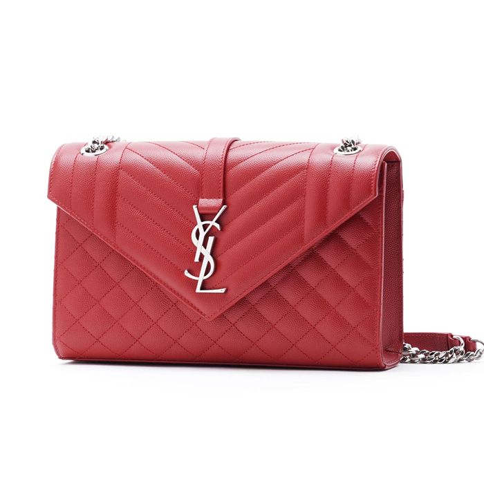 イヴ サンローラン YSL レディース 赤バッグ 487206 BOW92 6805