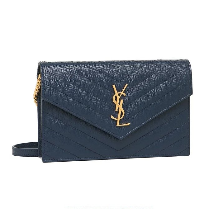 イヴ サンローラン YSL レディースデニムブルーバッグ 393953 BOW01 4117