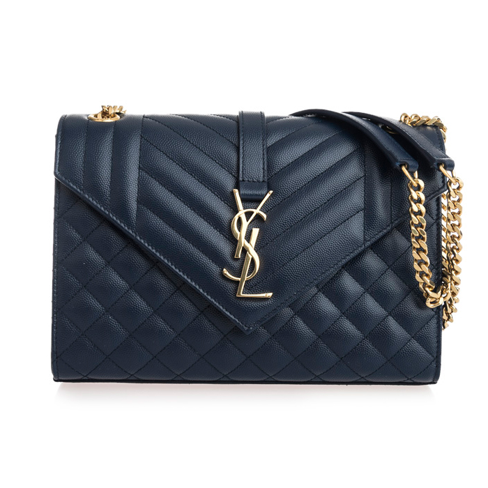 イヴ サンローラン YSL レディースデニムブルーバッグ 487206 BOW91 4117