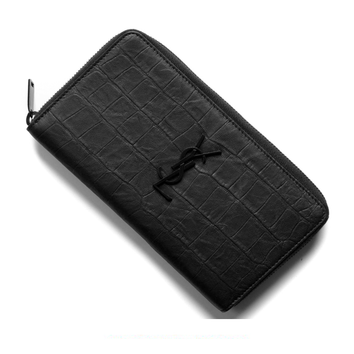 イヴ サンローラン YSL レディース黒 ウォレット 529899 C9H0U 1000