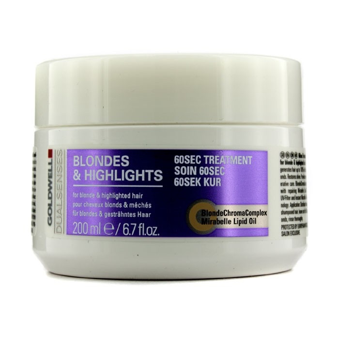 ゴールドウェル Goldwell レディース デュアルセンスブロンド＆ハイライト60セカンドトリートメントライト 200ML 4021609055556