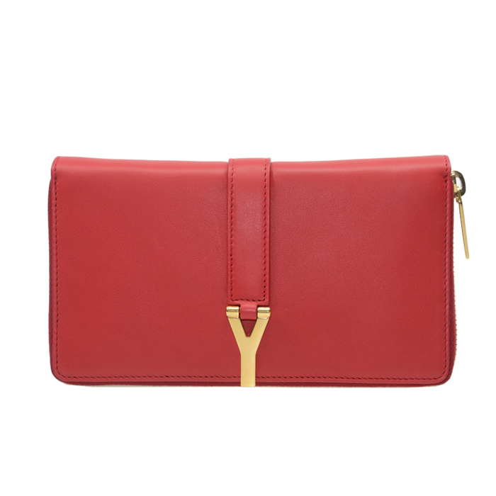 イヴ サンローラン YSL レディース 赤 ウォレット 314991 BJ50J 6525
