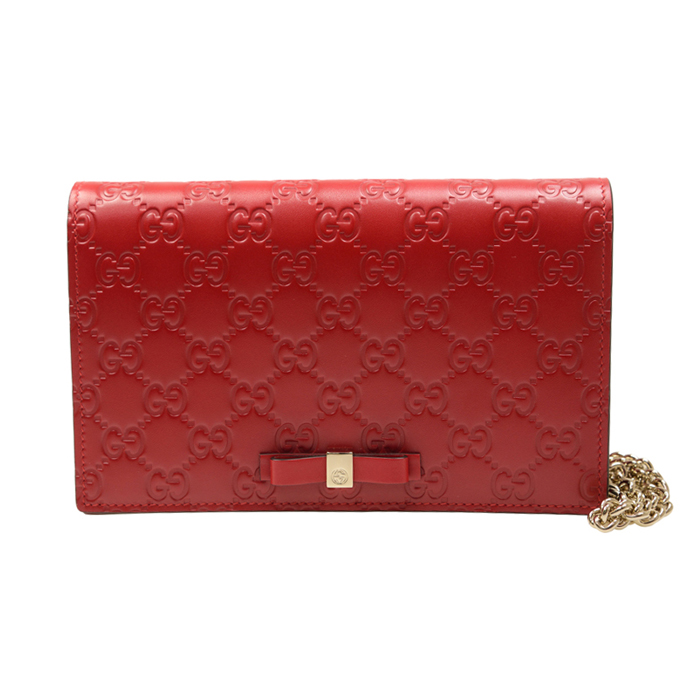 グッチ GUCCI  WALLET レディースウォレット 431408 CWC1G 6433 HIBISCUS RED