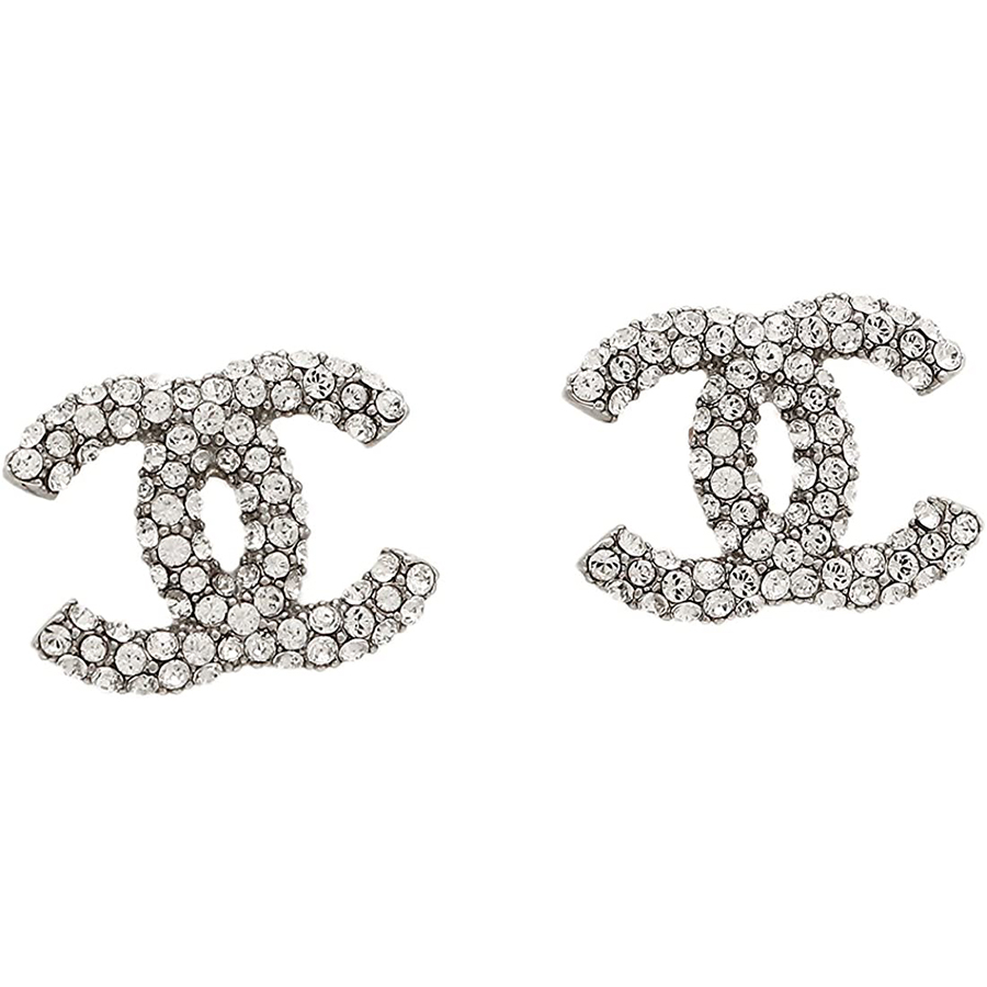 シャネル CHANEL レディース ピアス アクセサリー A58327 Y02003 Z5777 クリア シルバー