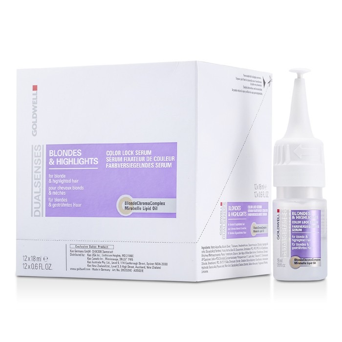 ゴールドウェル Goldwell レディース デュアルセンスブロンド＆ハイライトカラーロックセラム 硬い染めた髪用 4021609055594