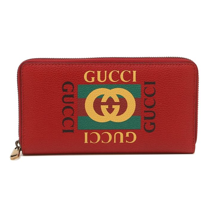 グッチ GUCCI WALLET レディースウォレット 496317 0GDAT 6461 RED