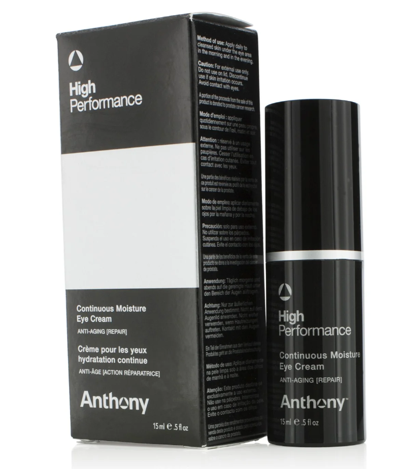 アンソニー Anthony メンズ High Performance Eye Creamハイパフォーマンス コンティニュアス モイスチャー アイクリーム15ml