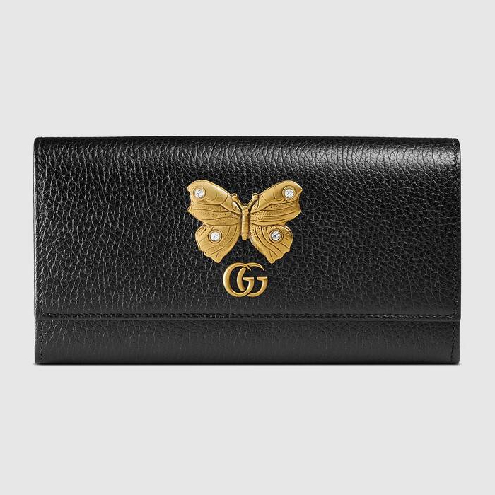 グッチ GUCCI WALLET レディースウォレット 499359 CAOGT 1081 BLACK