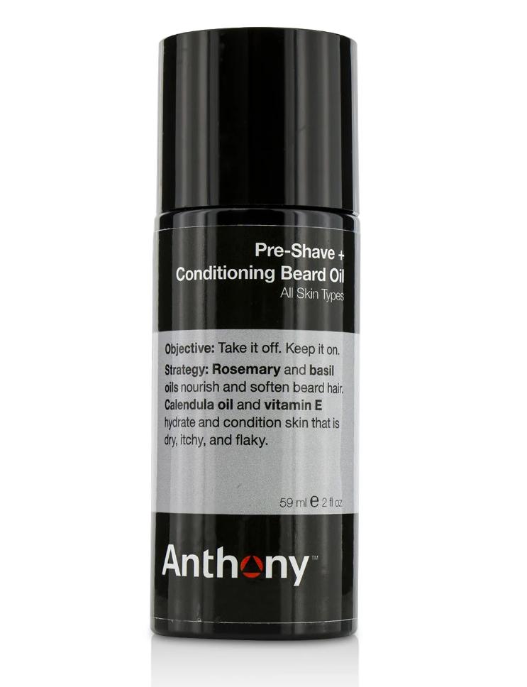 アンソニー Anthony メンズ Pre-Shave and Conditioning Beard Oilロジスティックスフォーメン プレシェーブ+コンディショニングビアードオイル59ml