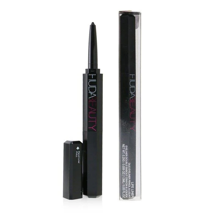 フーダビューティー Huda Beauty レディース  ライフライナーデュオペンシルリキッドアイライナー-#Very Vanta (Extreme Black)