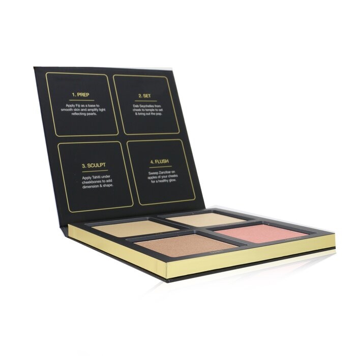 フーダビューティー Huda Beauty レディース3D Highlighter Palette (4x Highlighter) 3Dハイライターパレット（4xハイライター）# Golden Sands
