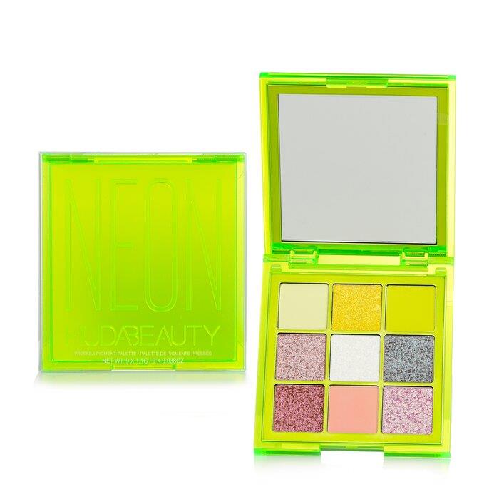 フーダビューティー Huda Beauty レディース  ネオンオブセッションズプレスドピグメントアイシャドウパレット（9xアイシャドウ） # Neon Green