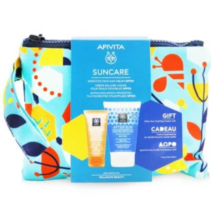 アピビタ Apivita レディース Suncare Gift Setサンケア ギフトセット2pcs+1pouch