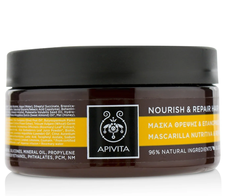 アピビタ Apivita レディースNourish & Repair Hair Mask Olive & Honey ナリッシュ&リペア ヘアマスク オリーブ&ハニー200ml