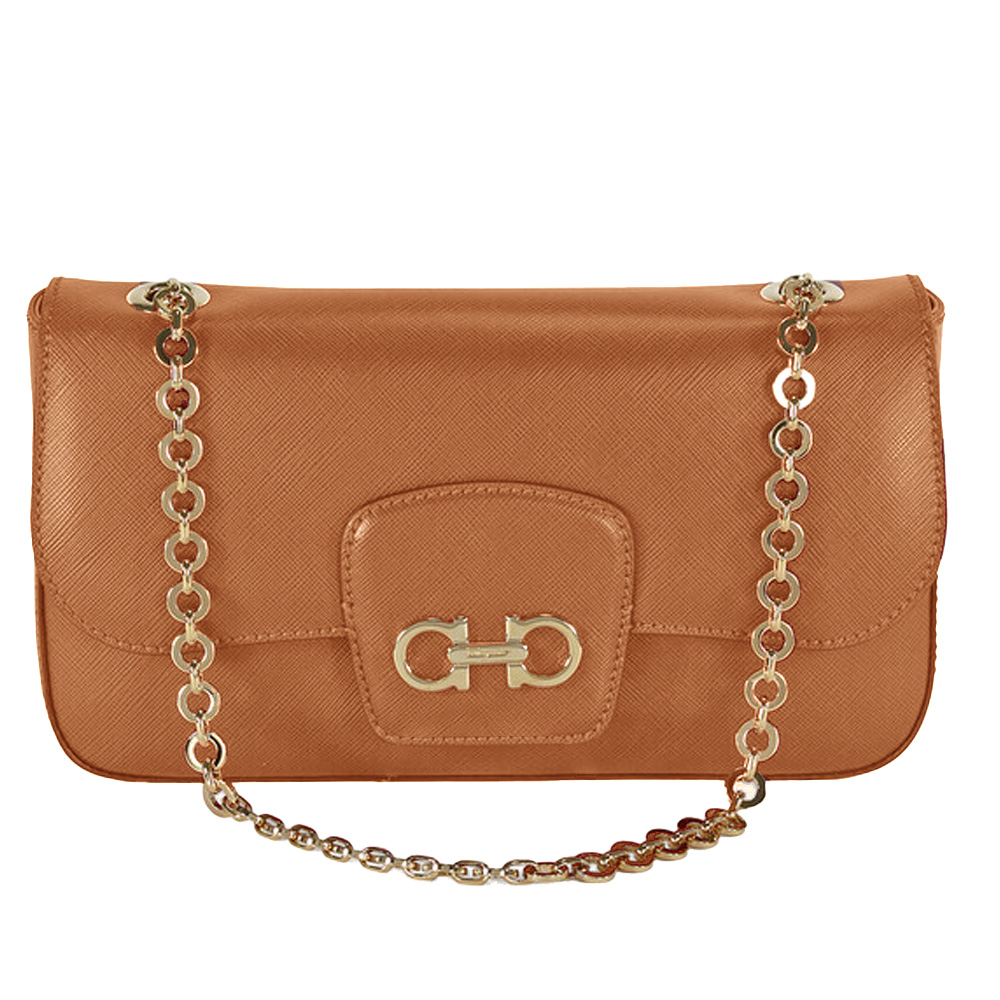フェラガモ FERRAGAMO レディース ガンチーニ ショルダーバッグ 21-E081 0583735 PALISSANDR