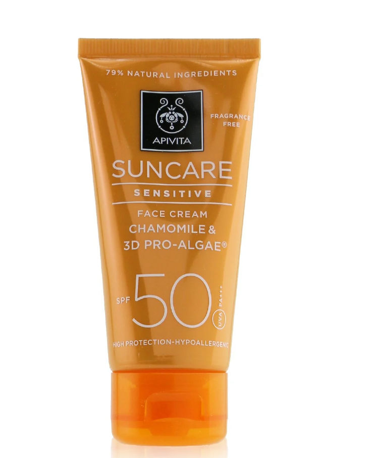 アピビタ Apivita レディース  Suncare Sensitive Face Cream SPF 50 サンケア センシティブ フェイスクリーム50ml