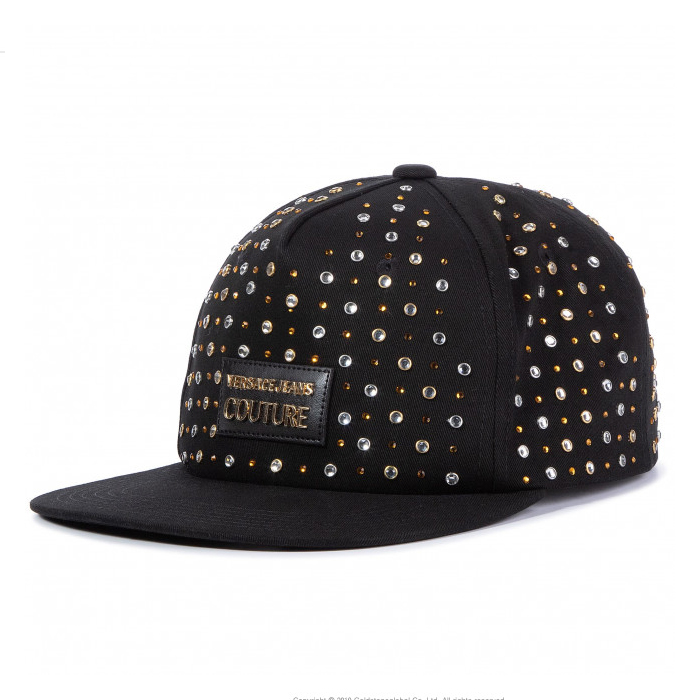 ヴェルサーチ VERSACE レディース ジーンズ キャップ E8GUAK03 65021 899 BLACK