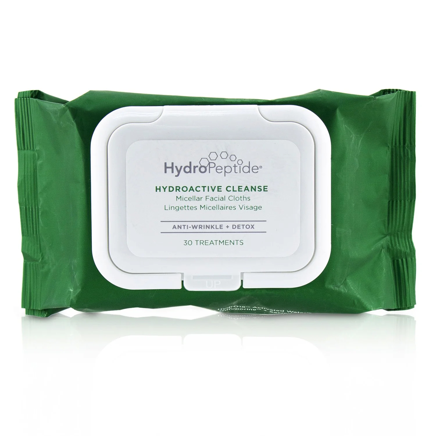 ハイドロペプチド HydroPeptide レディース ハイドロアクティブ クレンジング ミセラー フェイシャル クロス 818951021018