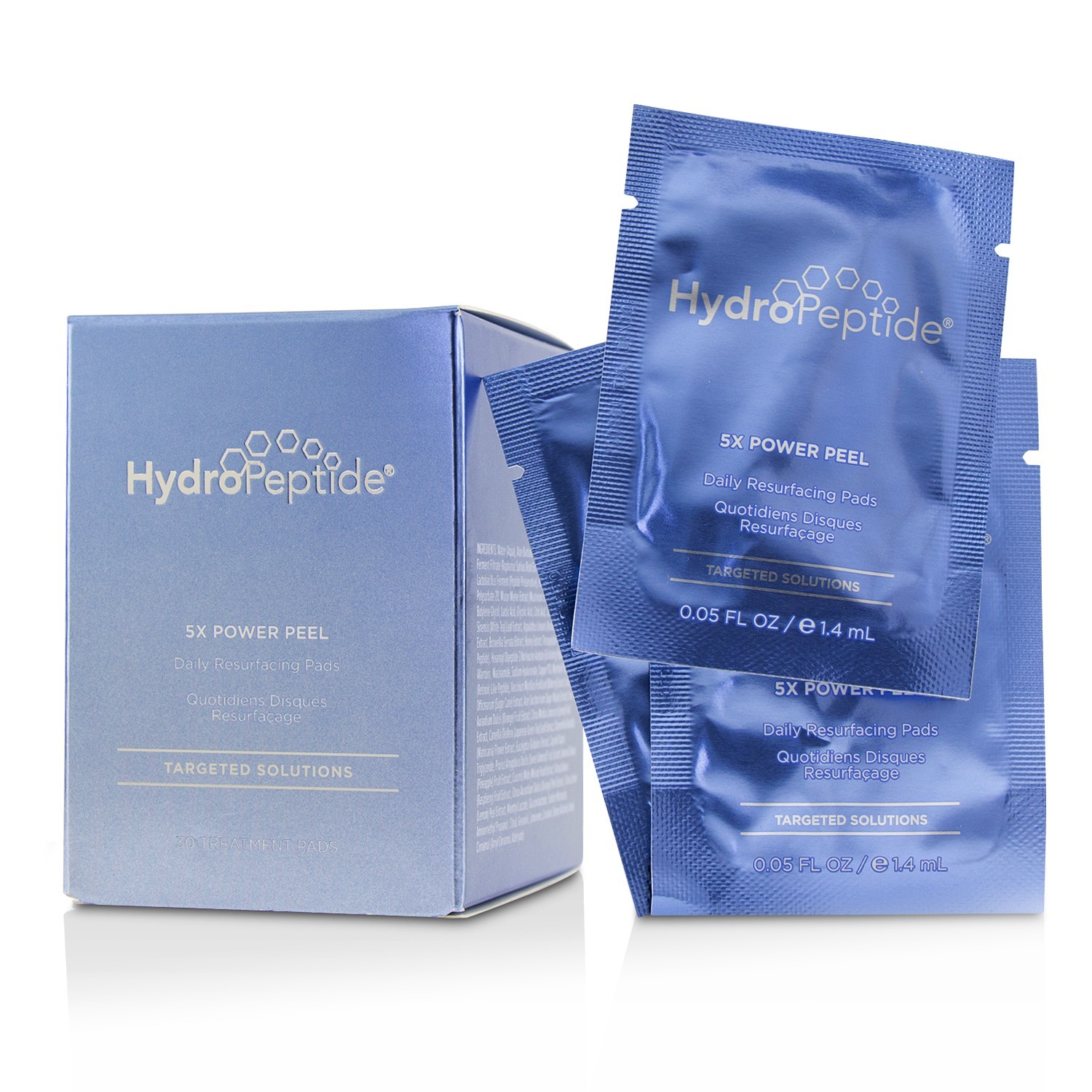 ハイドロペプチド HydroPeptide レディース5X パワー ピール デイリー リサーフェーシング パッド 853666001788