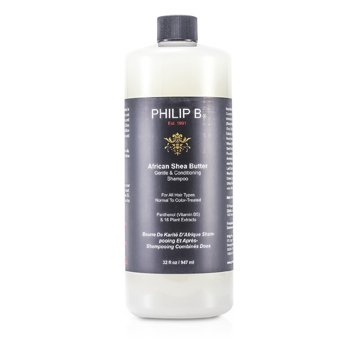 フィリップ B Philip B レディース ソフト＆シルキーシャンプー（アフリカンシアバター） 947ML 893239000541