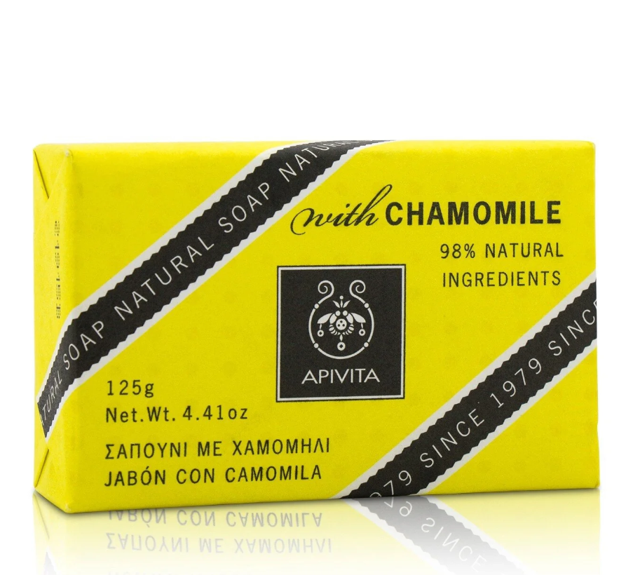 アピビタ Apivita レディースNatural Soap Chamomileナチュラルソープ カモミール 125g