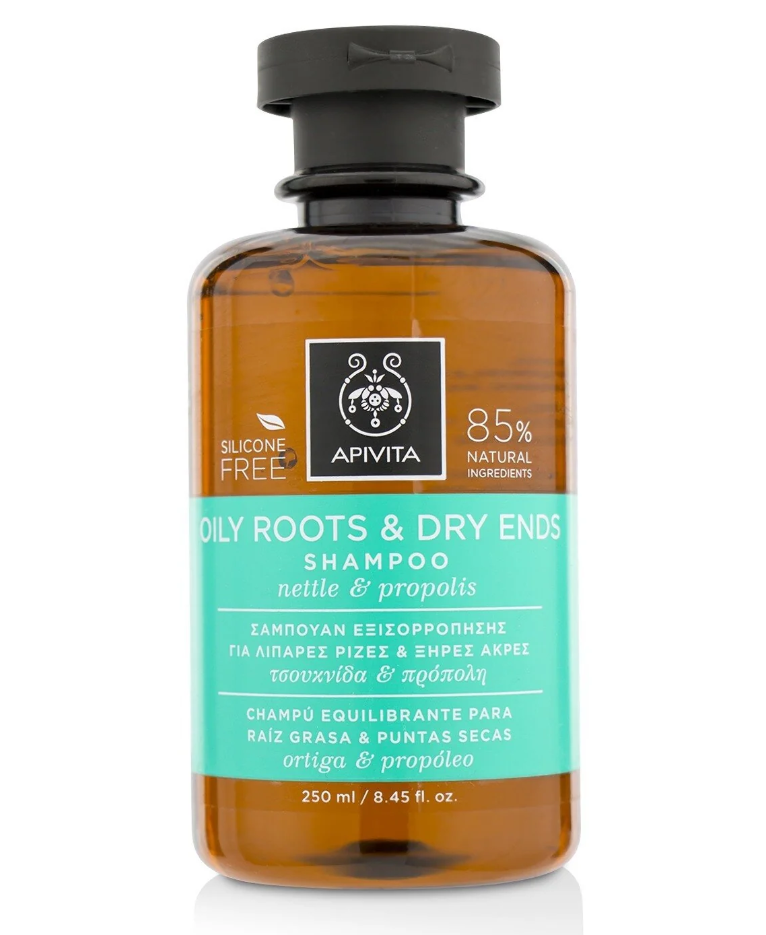 アピビタ Apivita レディース Oily Roots & Dry Ends Shampoo with Nettle & Propolisオイリールーツ&ドライエンド シャンプー ネトル&プロポリス 250ml