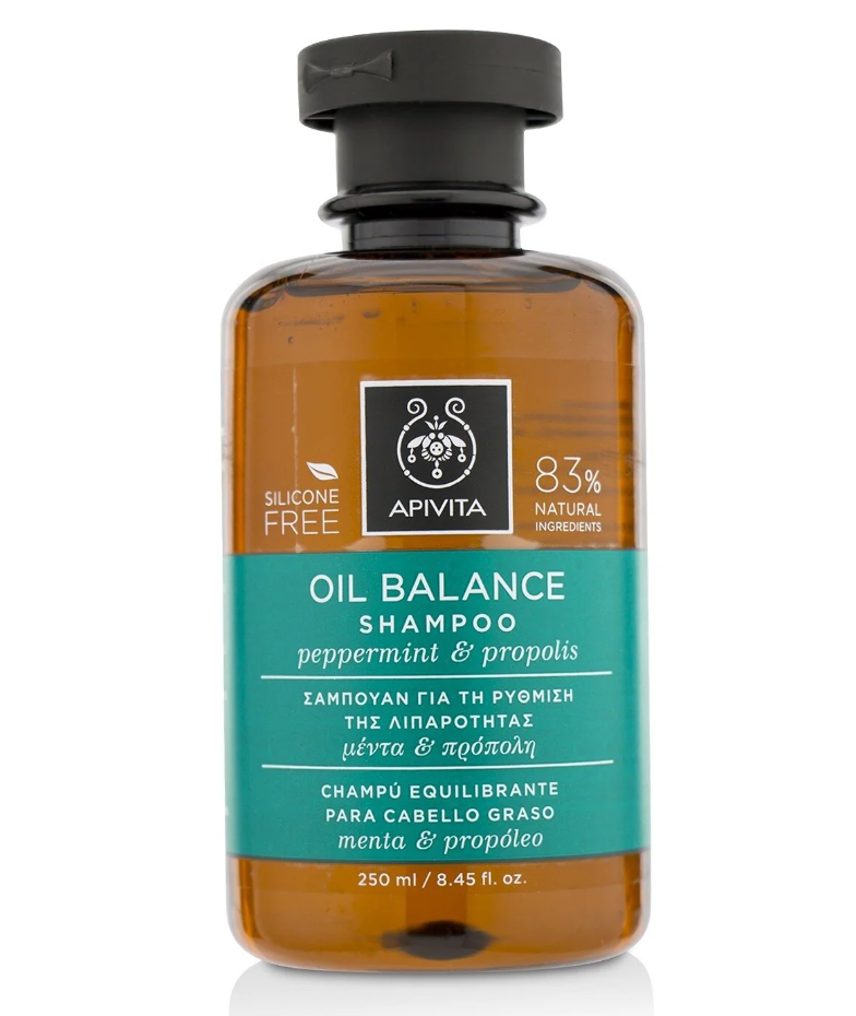 アピビタ Apivita レディース  Oil Balance Shampoo Peppermint & Propolisオイルバランス シャンプー ペパーミント&プロポリス (for oily hair)250ml