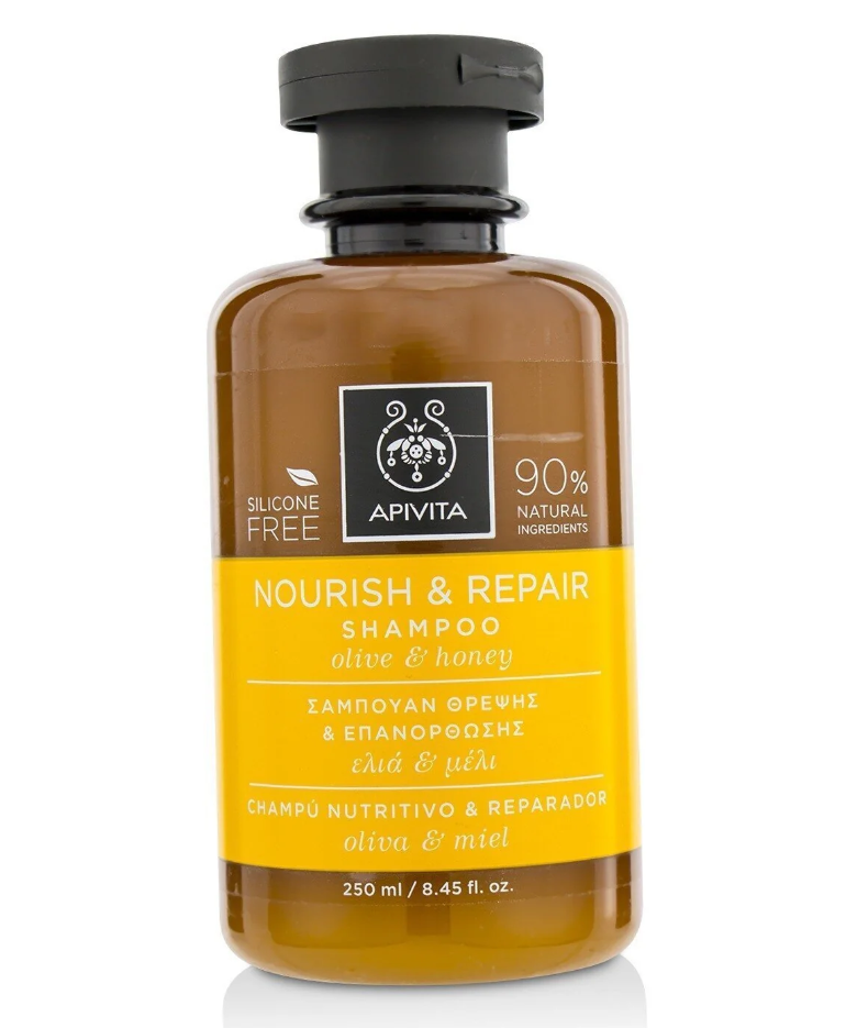 アピビタ Apivita レディース  Nourish & Repair Shampoo Olive & Honey (For dry & damaged hair)ナリッシュ&リペア シャンプー オリーブ&ハニー 250ml