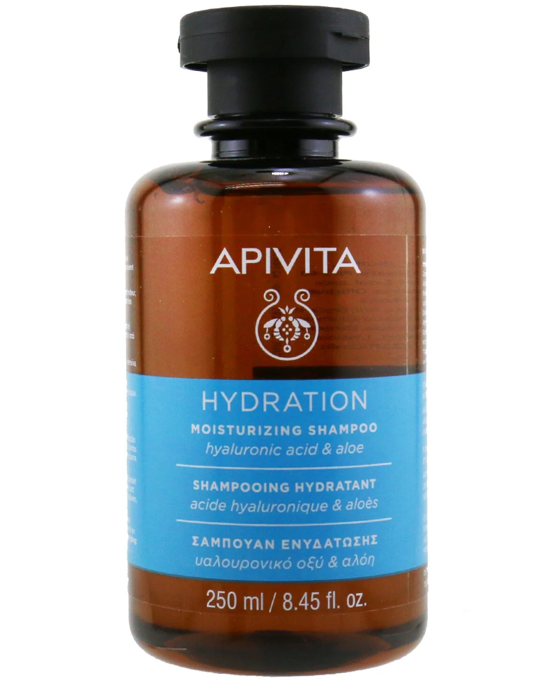 アピビタ Apivita レディース Moisturizing Shampoo Hyaluronic Acid & Aloe (For all hair types)モイスチャライジング シャンプー ヒアルロン酸&アロエ250ml