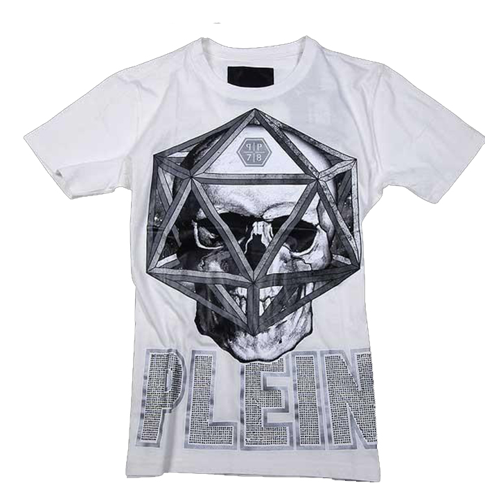 フィリッププレイン PHILIPP PLEIN メンズ フィリッププレイン Tシャツ HM340785 01 WHITE