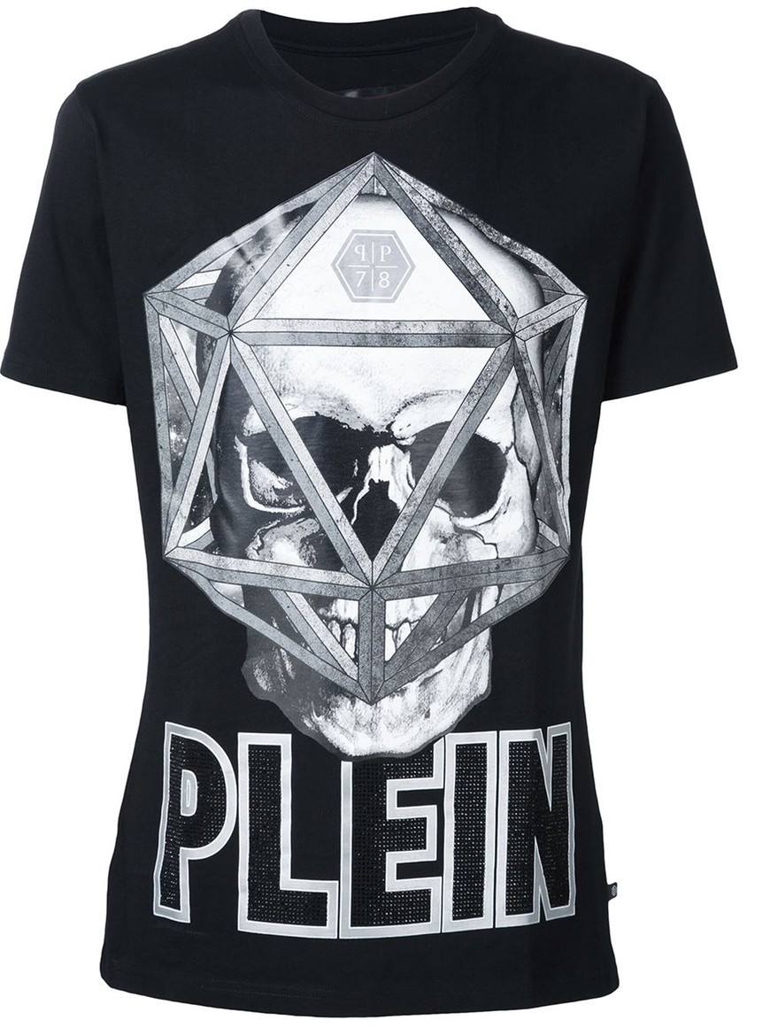 フィリッププレイン PHILIPP PLEIN メンズ フィリッププレイン Tシャツ HM340785 02 BLACK