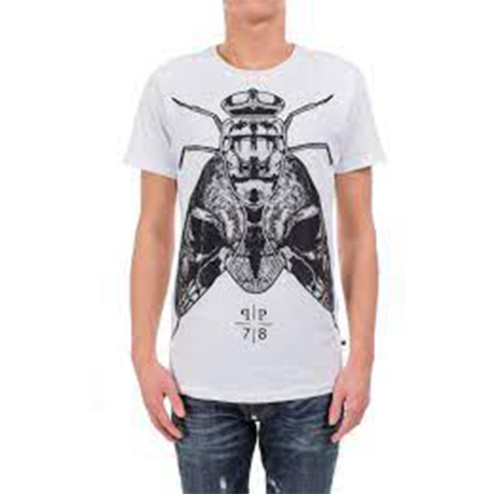 フィリッププレイン PHILIPP PLEIN メンズ フィリッププレイン Tシャツ HM340789 01 WHITE