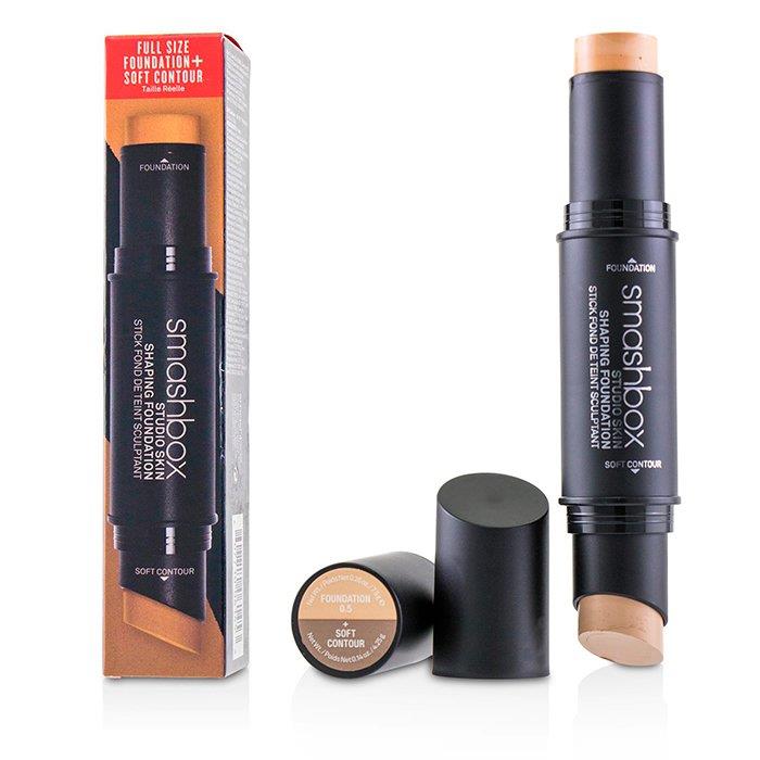 スマッシュボックス  Smashbox レディース  スタジオ スキン シェイピング ファンデーション + ソフト コントゥア スティック # 0.5 磁器 607710061224
