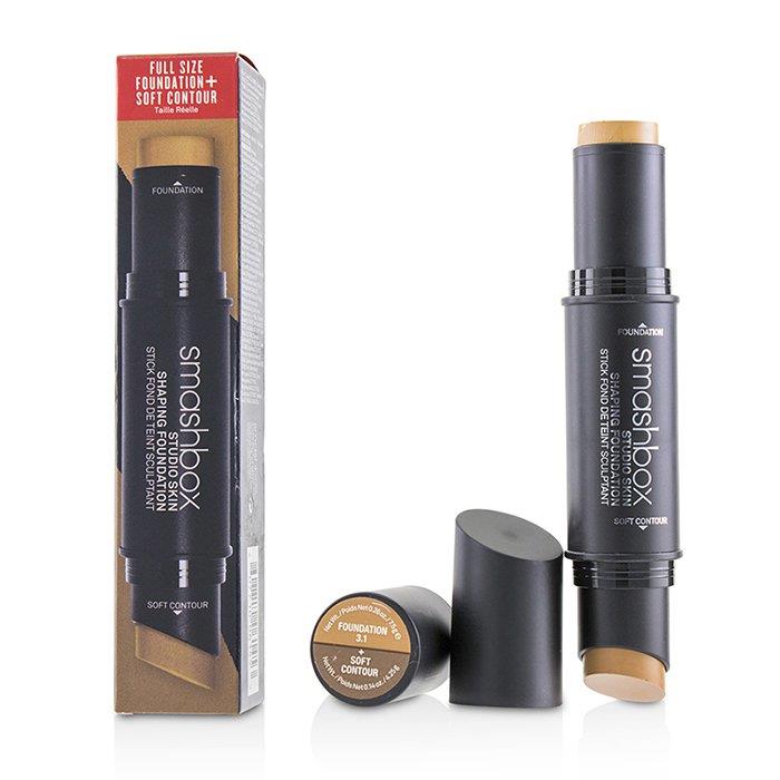 スマッシュボックス  Smashbox レディース スタジオ スキン シェイピング ファンデーション + ソフト コントゥア スティック # 3.1 ニュートラルミディアムベージュ 607710061453