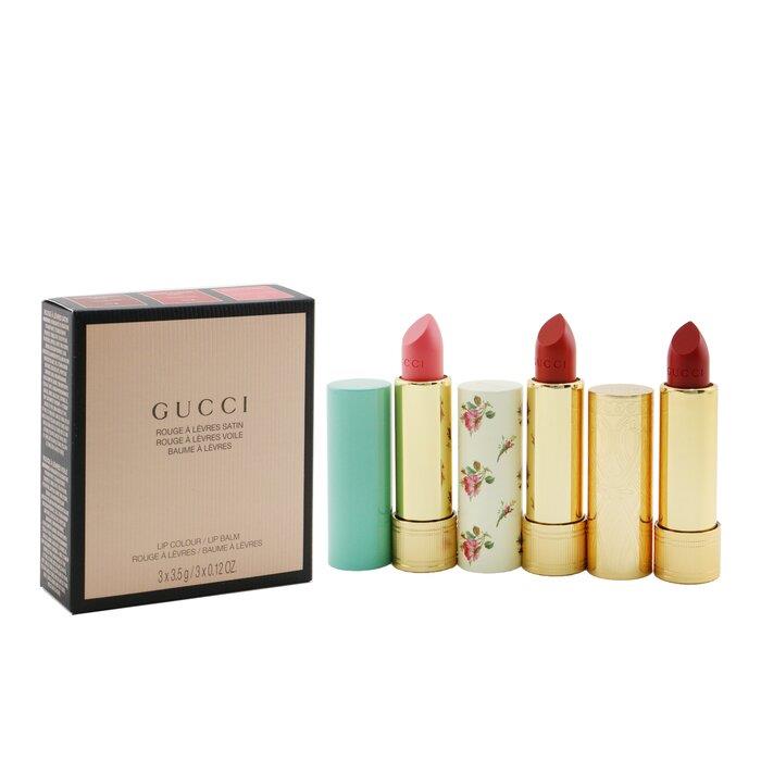 グッチ GUCCI レディーストラベルリップコレクション 3x3.5g 3614229824117