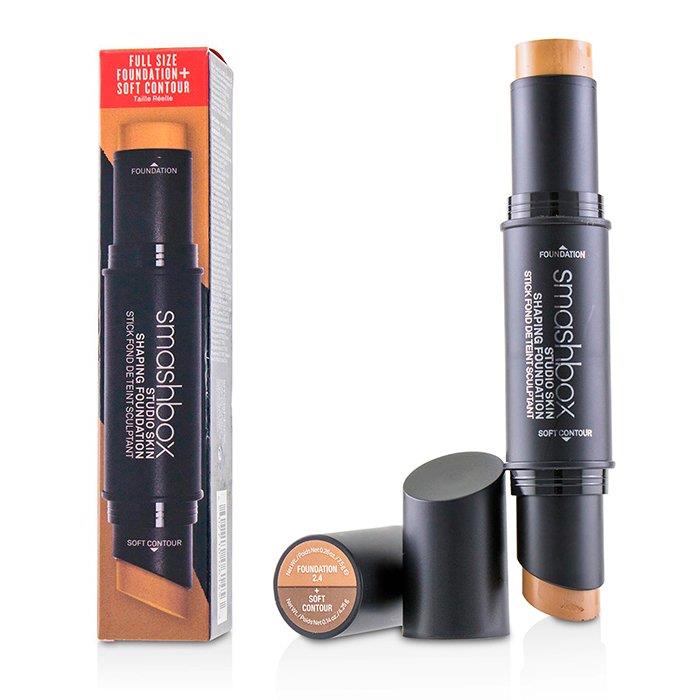 スマッシュボックス  Smashbox レディース スタジオ スキン シェイピング ファンデーション + ソフト コントゥア スティック# 2.4 クールベージュ 607710061439