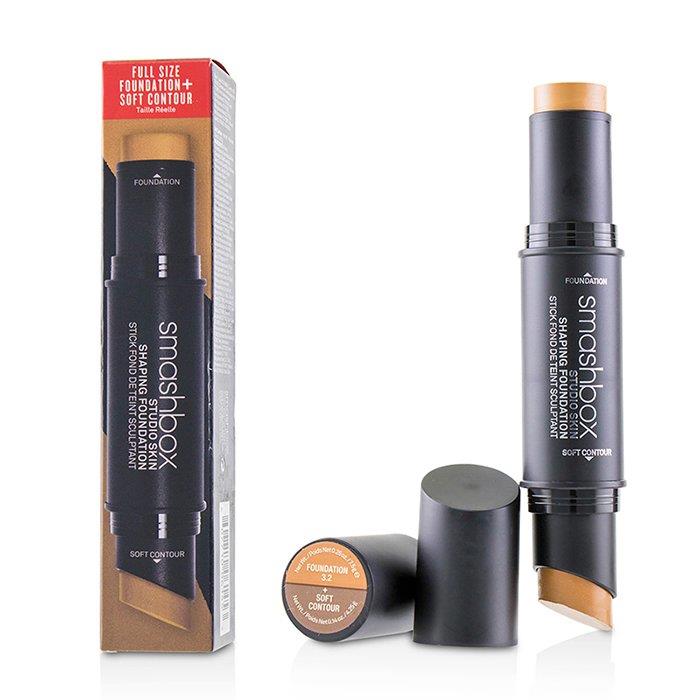 スマッシュボックス Smashbox レディース スタジオ スキン シェイピング ファンデーション + ソフト コントゥア スティック # 3.2 Cool Medium Beige 607710061460