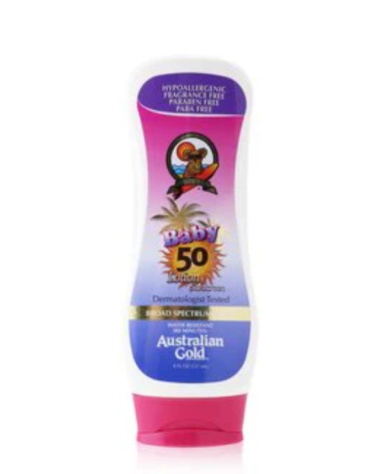 オーストラリアンゴールドAustralian Gold  ベビーLotion Sunscreen Broad Spectrum SPF50 for Babiesローション サンスクリーン ブロード スペクトラム SPF50 237ml