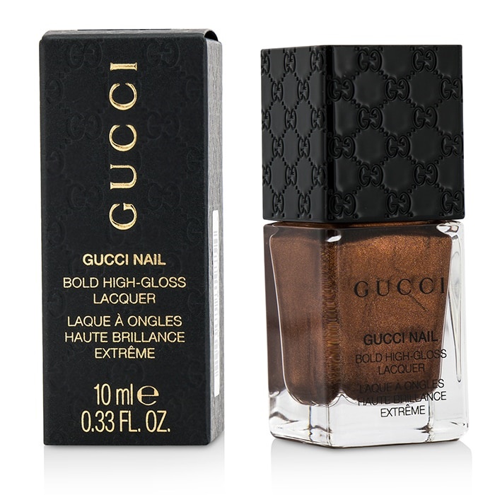グッチ GUCCI レディースボールドハイグロスネイルラッカー #180 Iconic Bronze 737052819693