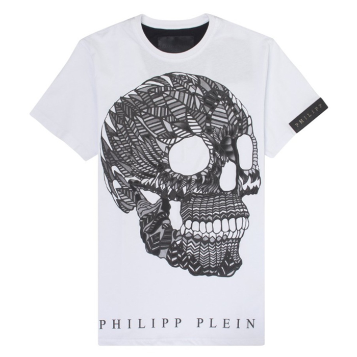 フィリッププレイン PHILIPP PLEIN メンズ Tシャツ HM342404 01 WHITE