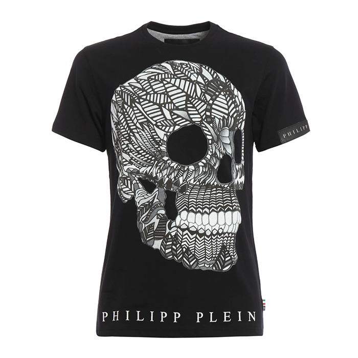 フィリッププレイン PHILIPP PLEIN メンズ Tシャツ HM342404 02 BLACK