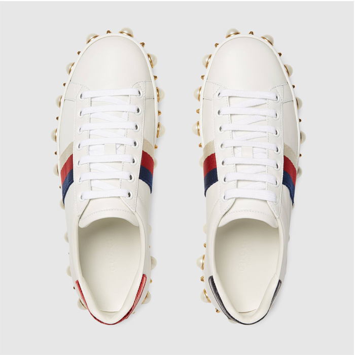 グッチGUCCI LADY SHOES レディースシューズ 454561 A38G0 9075 'ACE' SNEAKERS